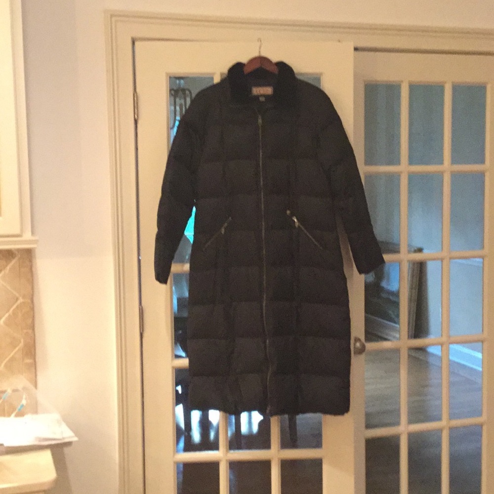 Black Ugg Maxi Puffer Coat